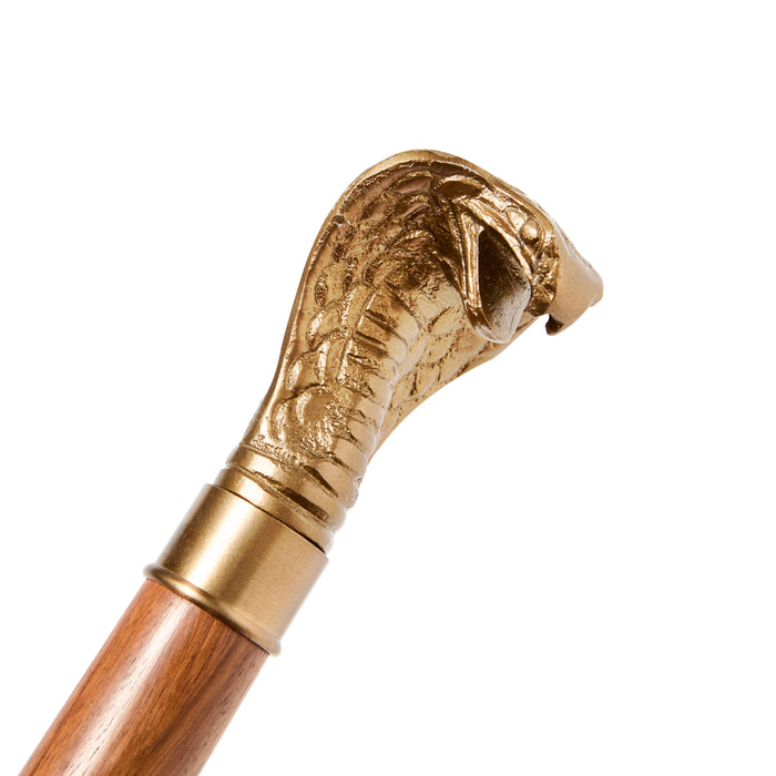 Cobra Walking Stick - Acacia Wood
