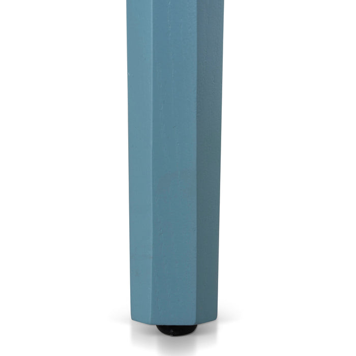 Reva Wooden Home Office Desk - Light Blue