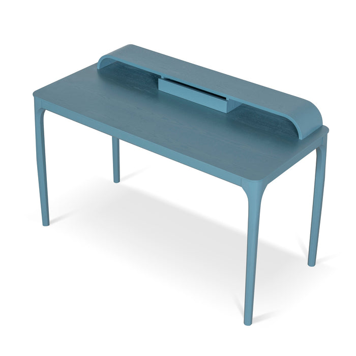 Reva Wooden Home Office Desk - Light Blue