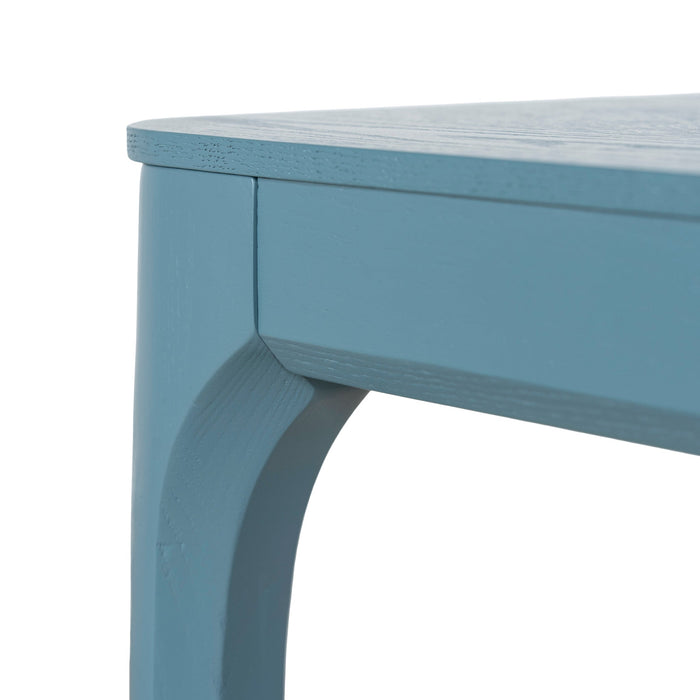 Reva Wooden Home Office Desk - Light Blue