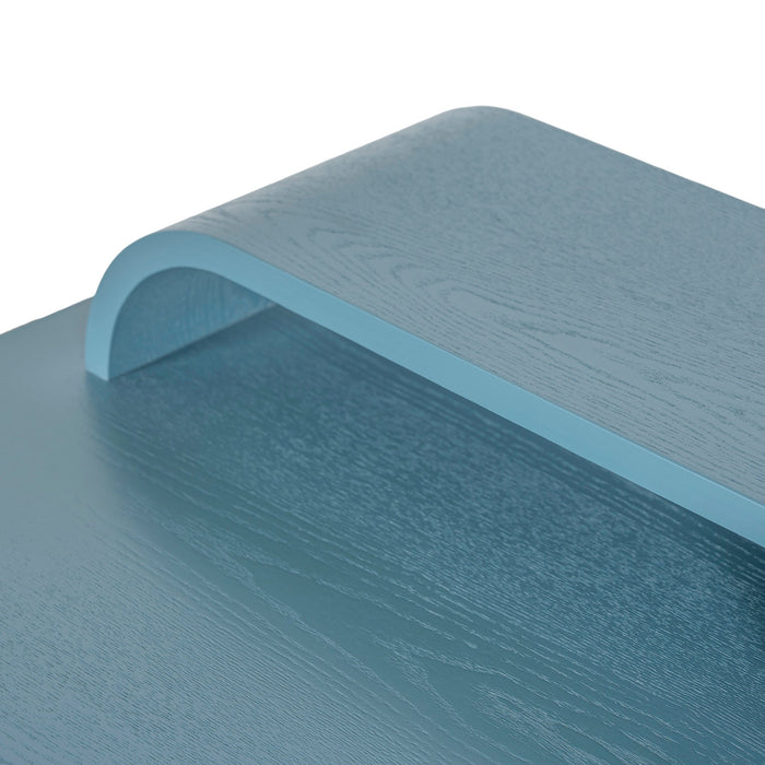 Reva Wooden Home Office Desk - Light Blue