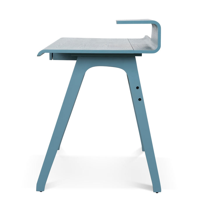 Ruban Wooden Home Office Desk - Light Blue