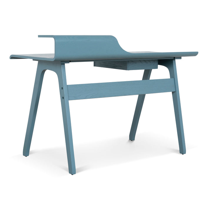 Ruban Wooden Home Office Desk - Light Blue
