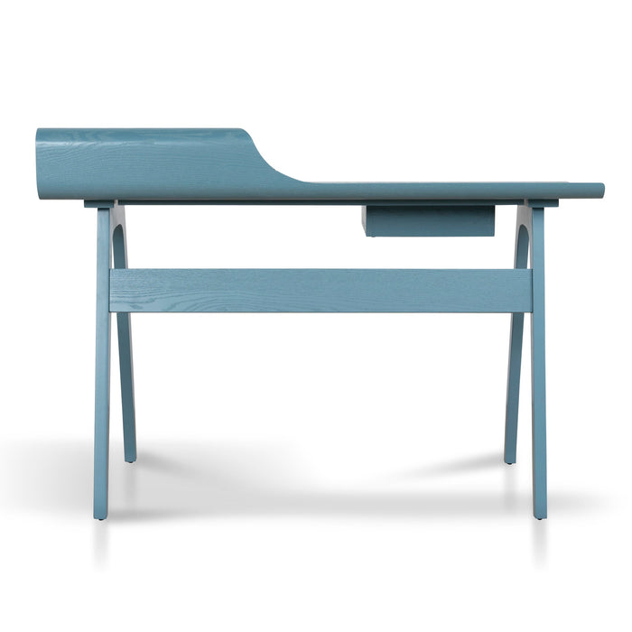 Ruban Wooden Home Office Desk - Light Blue