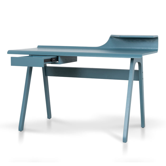 Ruban Wooden Home Office Desk - Light Blue