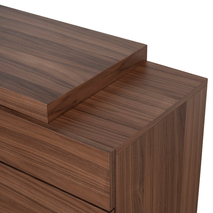 Anwen Extendable Home Office Desk - Walnut