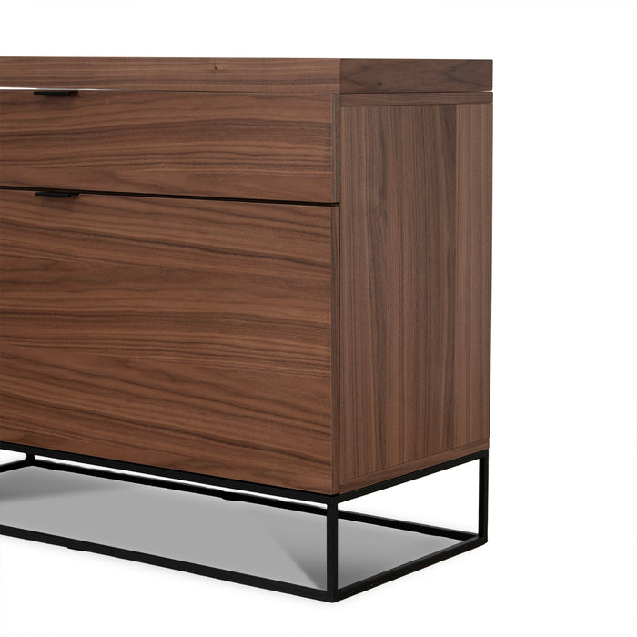 Anwen Extendable Home Office Desk - Walnut