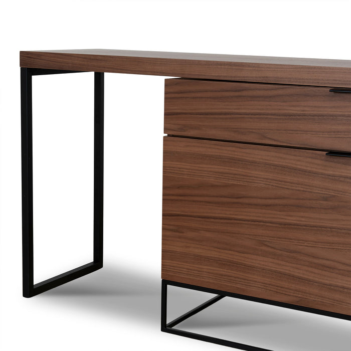 Anwen Extendable Home Office Desk - Walnut
