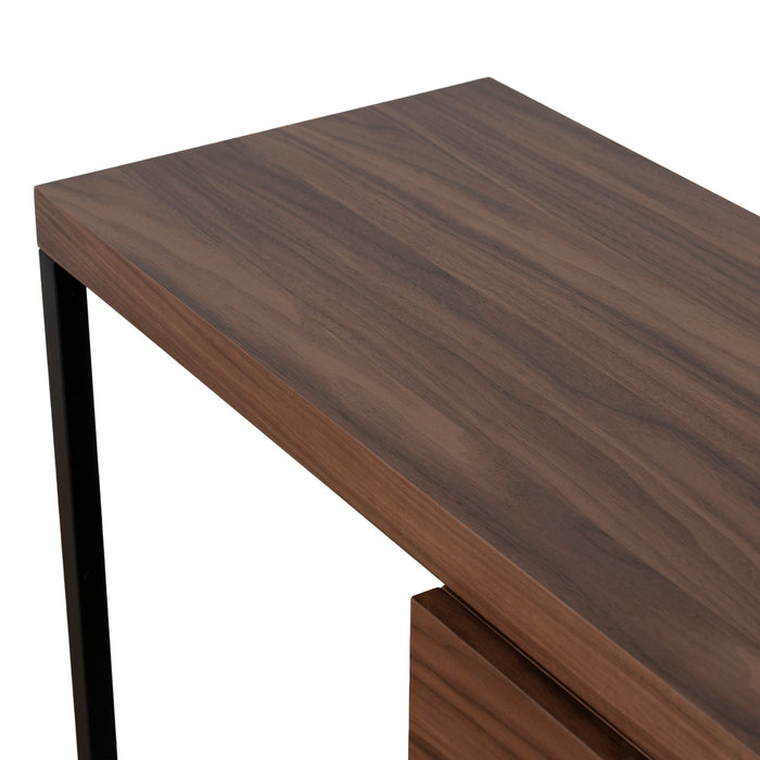 Anwen Extendable Home Office Desk - Walnut