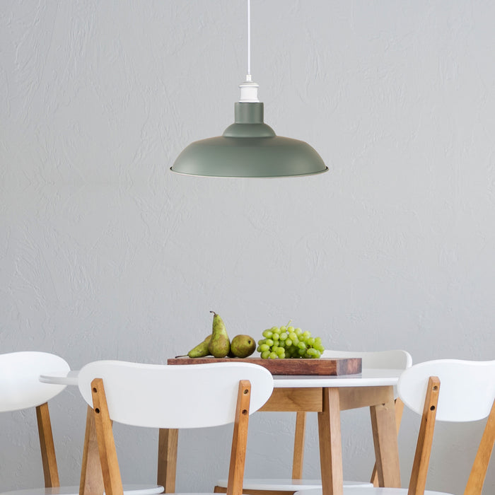 Slater.38 Sage Green Lamp