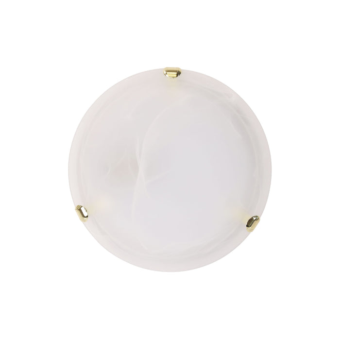 Remo 30 Gold Oyster Ceiling Light