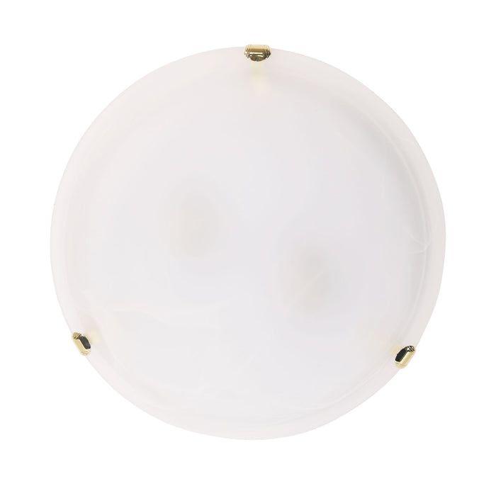 Remo 40 Gold Oyster Ceiling Light
