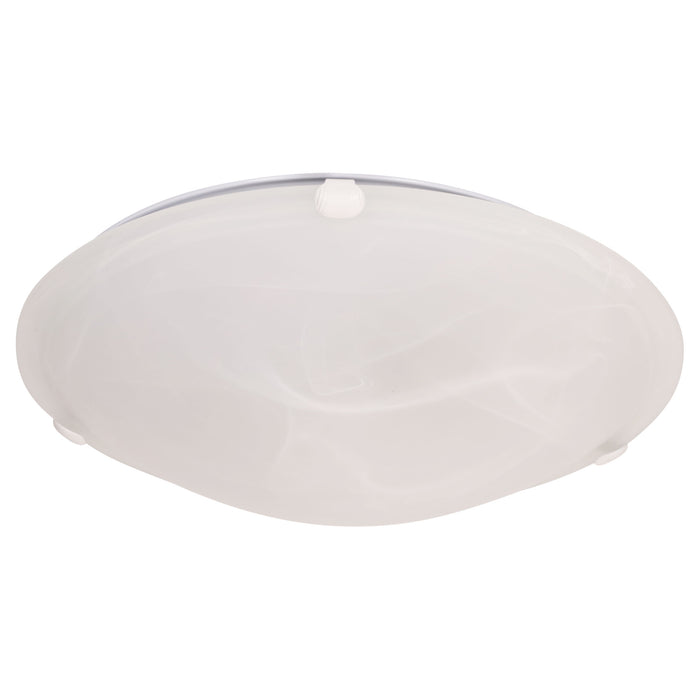 Remo 40 White Oyster Ceiling Light