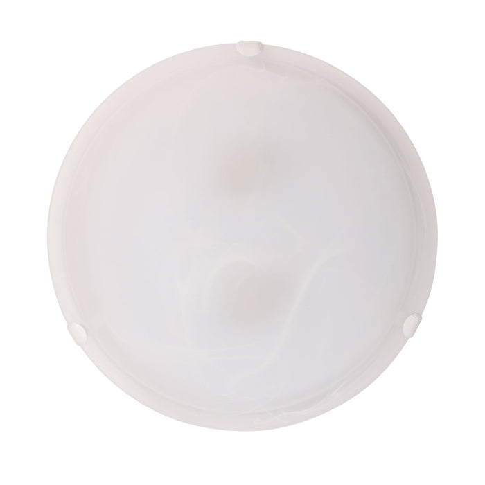 Remo 40 White Oyster Ceiling Light