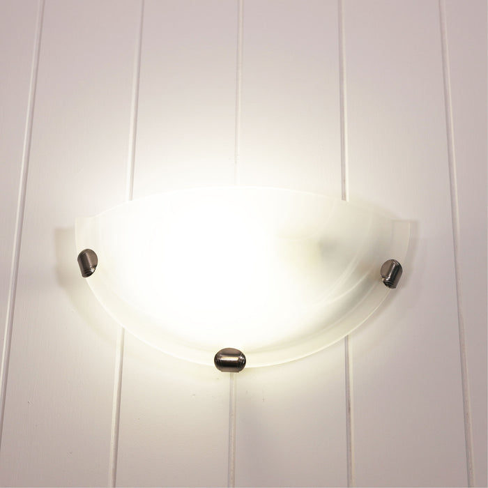 Remo Wall Brushed Chrome Wall Light