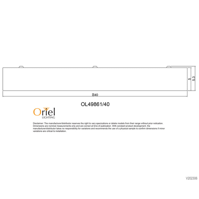 Orbis.40 White Ceiling Light