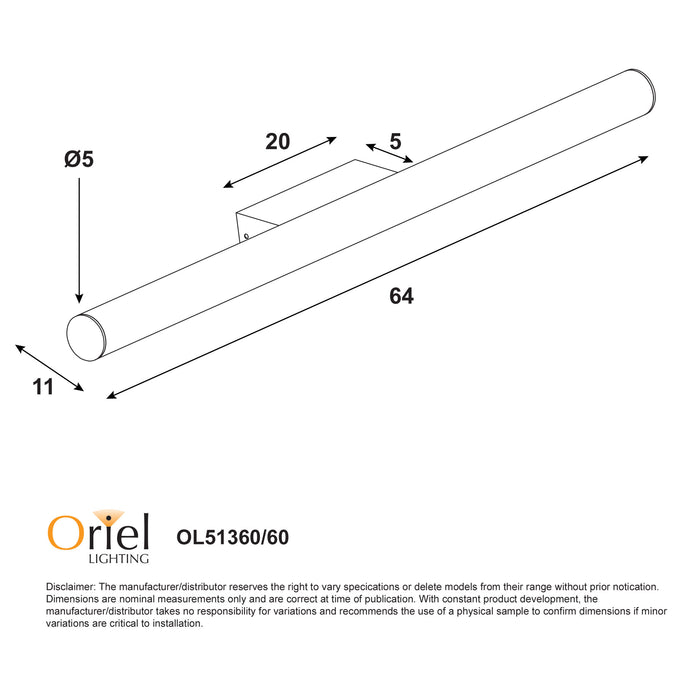 Trella.60 White Wall Light