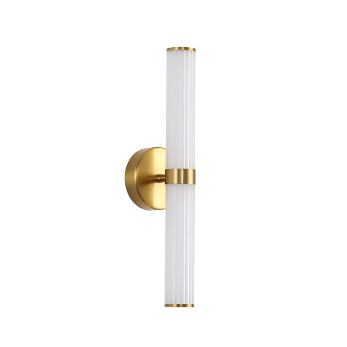 Sassy Satin Brass Wall Light