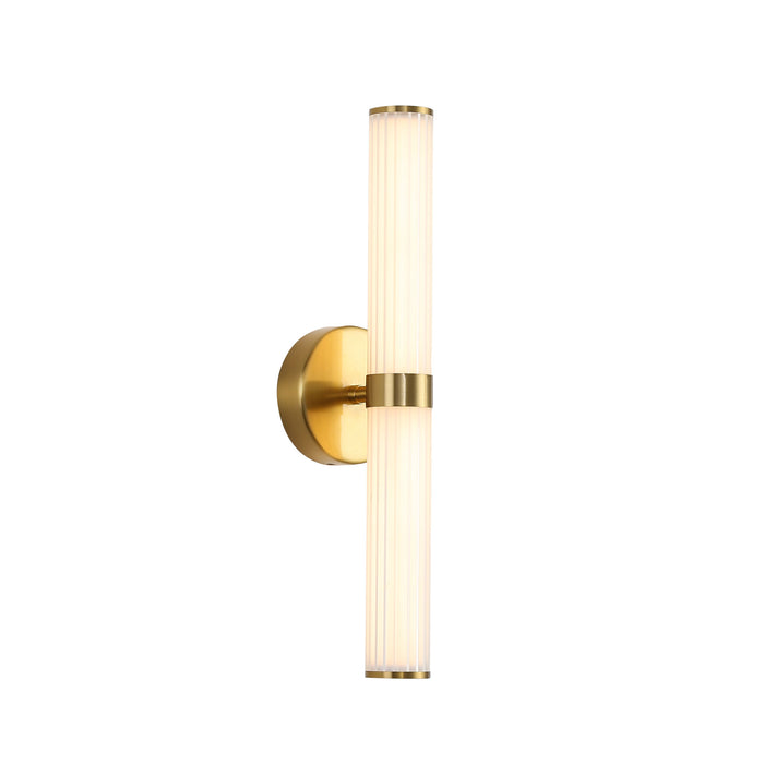 Sassy Satin Brass Wall Light