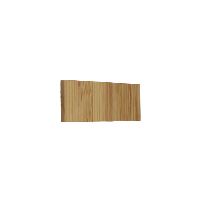 Rafter.30 Scalloped Wood Wall Light