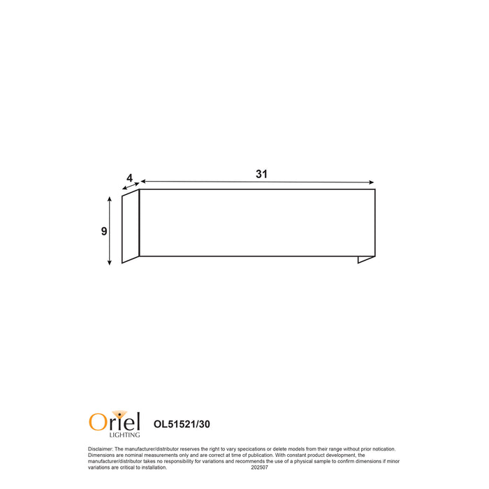 Rafter.30 Black Wall Light