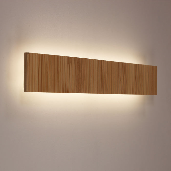 Rafter.60 Scalloped Wood Wall Light