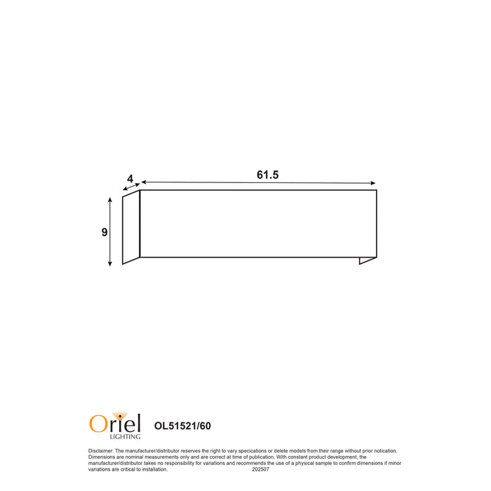 Rafter.60 White Wall Light