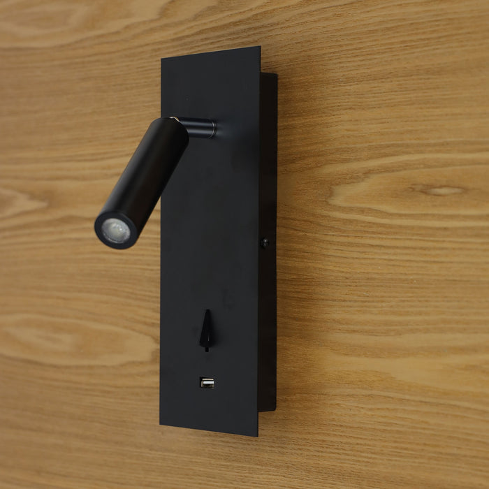 Hotel W Switch - Black Wall Light