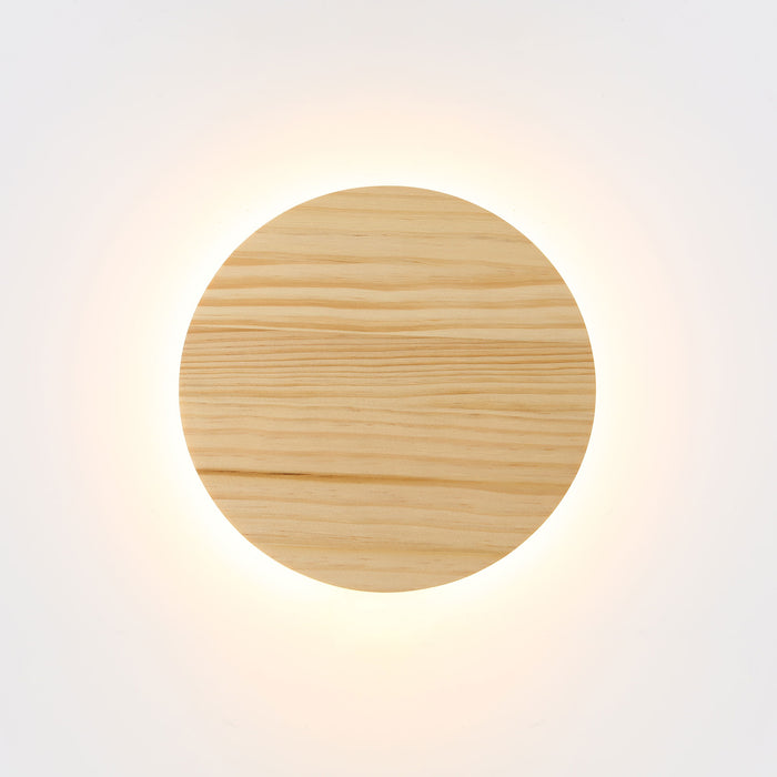 Dot.20 Natural Wood Wall Light