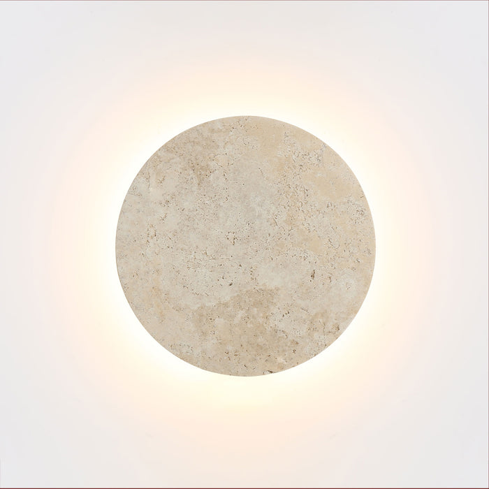 Dot.20 Travertine Wall Light