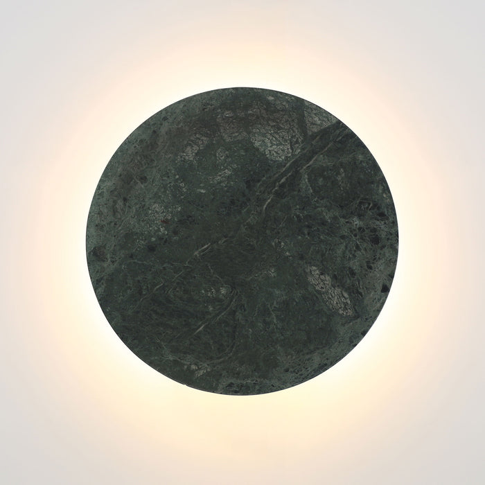 Dot.25 Green Marble Wall Light