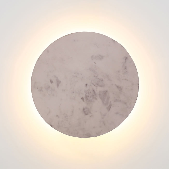 Dot.25 Grey Marble Wall Light