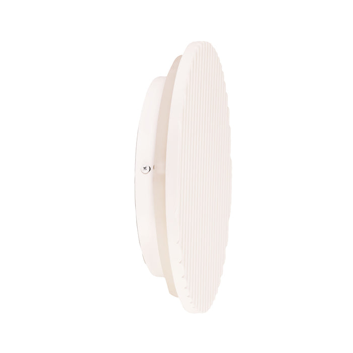 Dot.25 Scalloped Plaster Wall Light