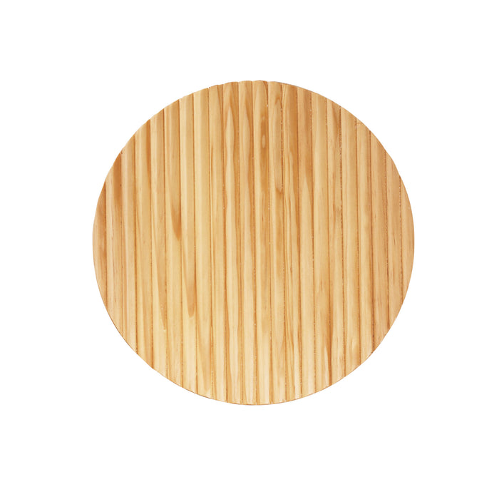 Dot.25 Scalloped Wood Wall Light