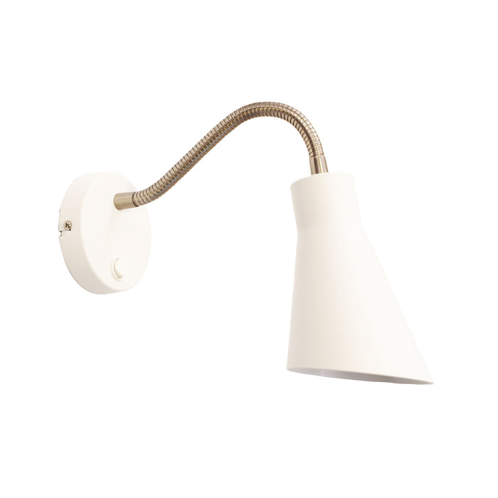 Thor Switched White Wall Light