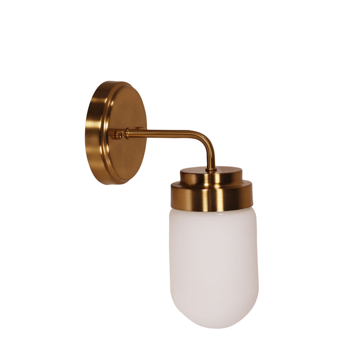 Dunburn Satin Brass Wall Light