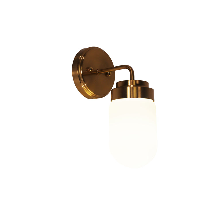 Dunburn Satin Brass Wall Light