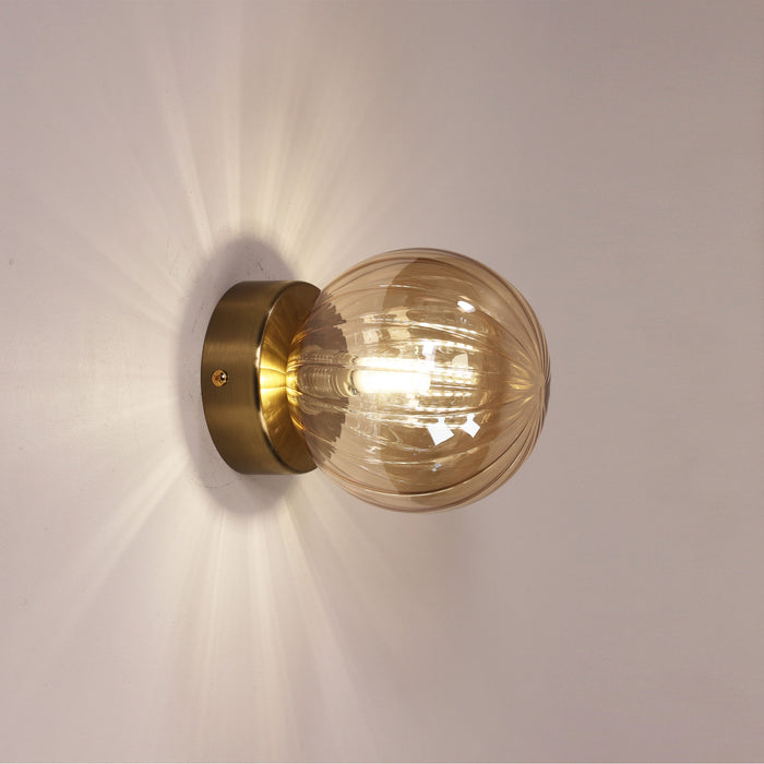 Juni G9 Amber Wall Light