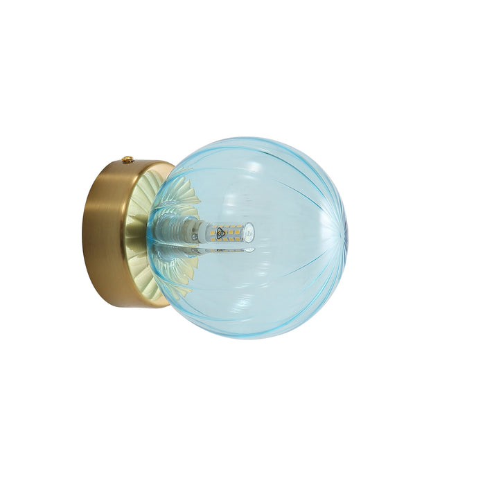 Juni G9 Blue Wall Light