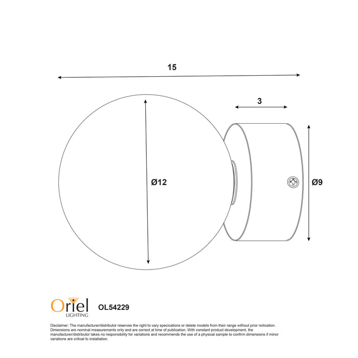 Juni G9 Rose Wall Light