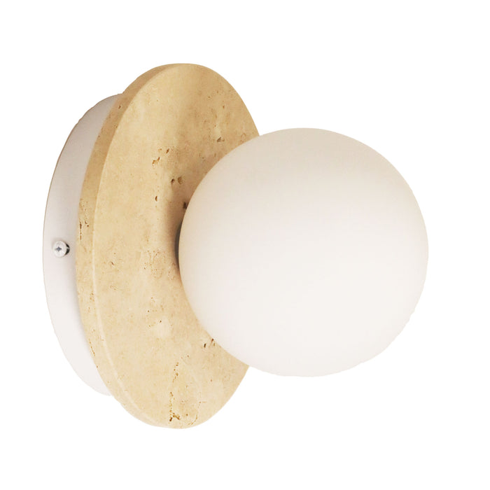 Elf G9 Travertine Wall Light