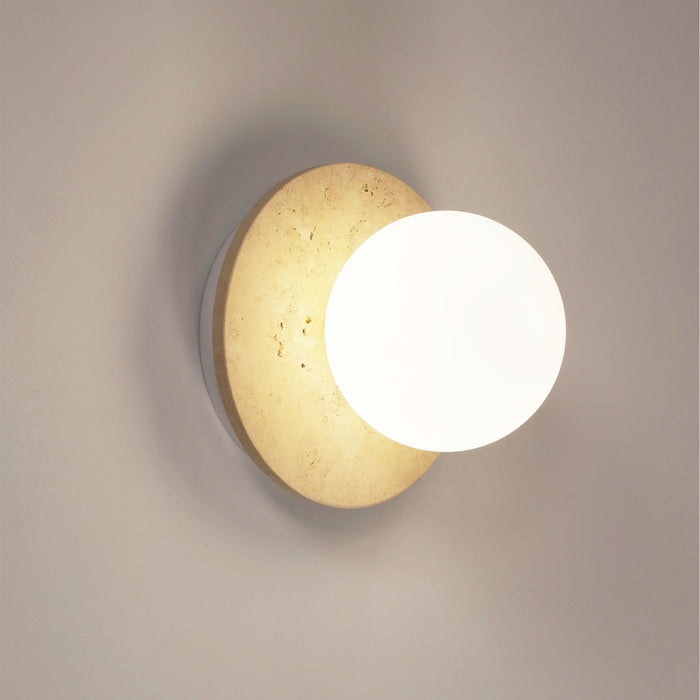 Elf G9 Travertine Wall Light