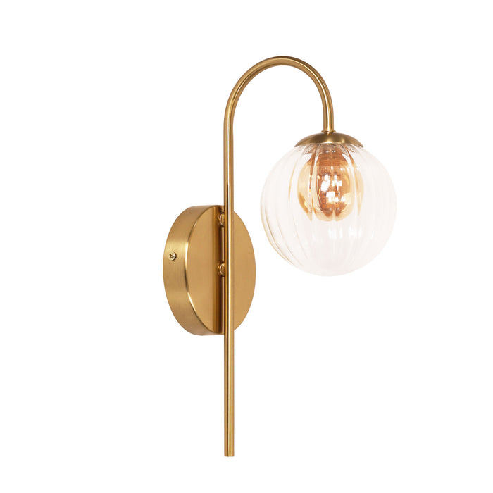Alta Satin Brass Wall Light