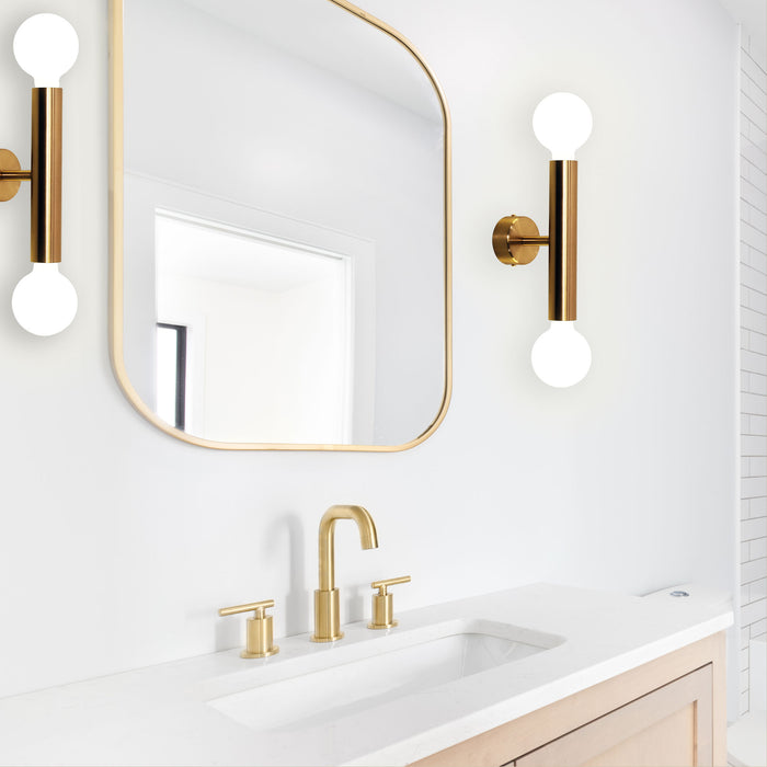 Toli Satin Brass Wall Light