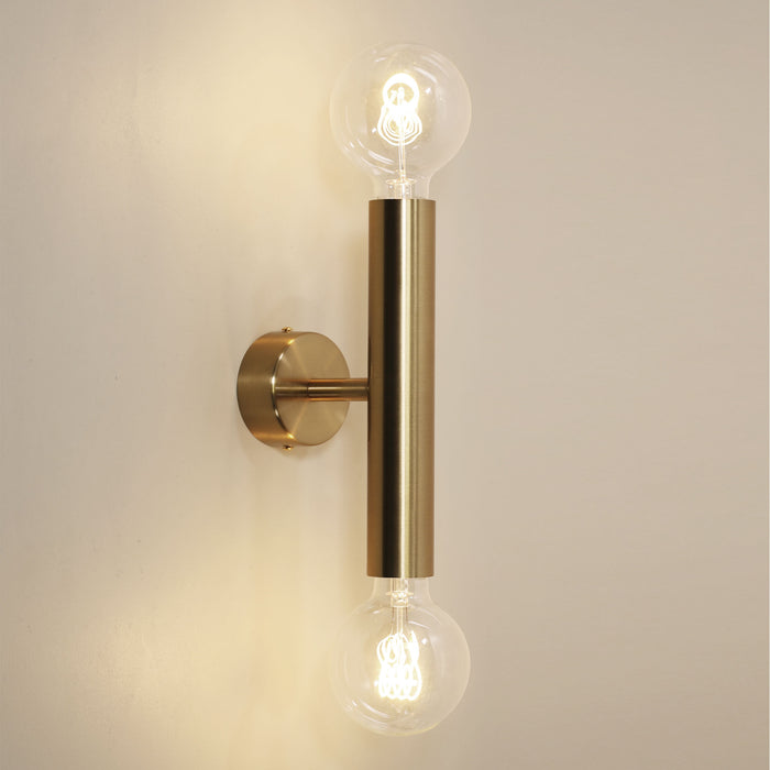 Toli Satin Brass Wall Light