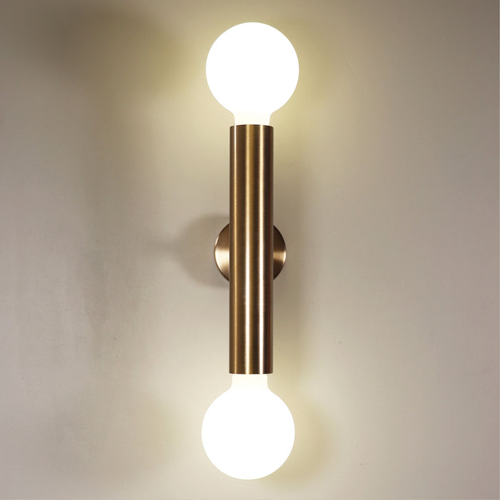 Toli Satin Brass Wall Light
