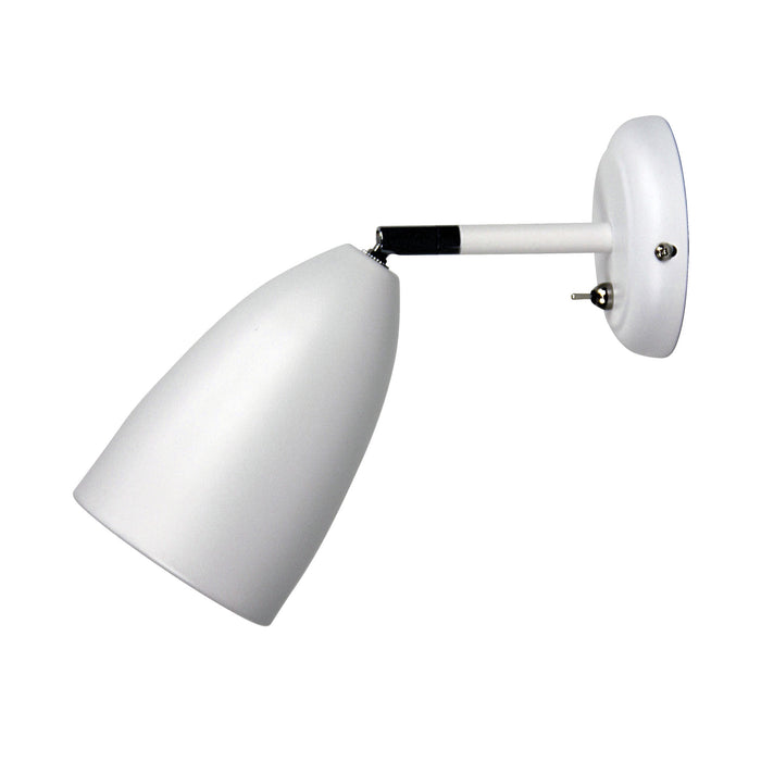 Salem W Switch - White Wall Light