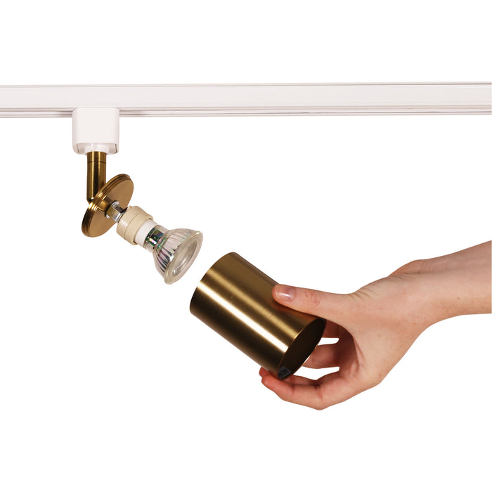 Bridge.2 Track White + Brass Light
