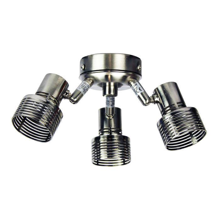 Zip Fan Light Chrome Spotlight