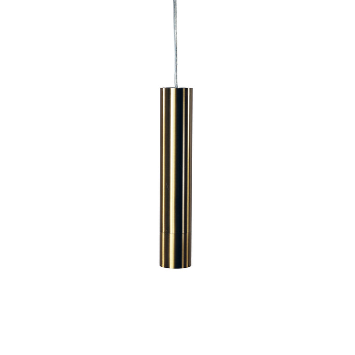 Tig Satin Brass Pendant
